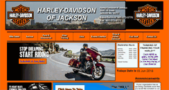 Desktop Screenshot of harleyofjackson.com