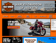 Tablet Screenshot of harleyofjackson.com